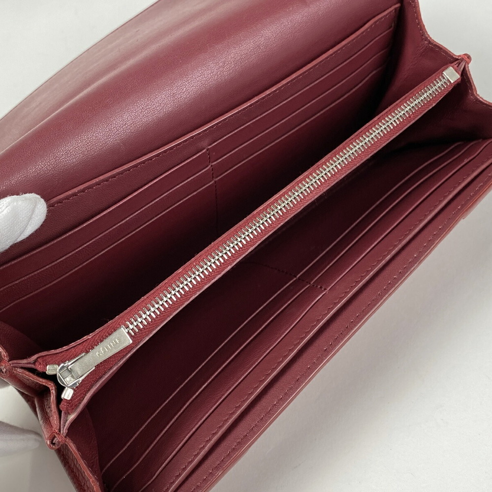 Celine Large Flap Multi Function Long Wallet Bill… - image 7